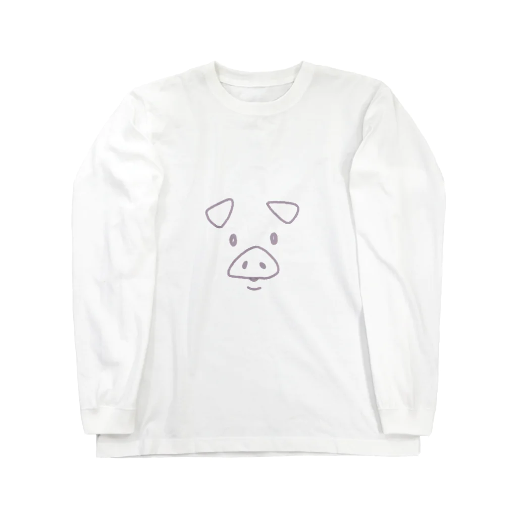 Coton Factoryの子ブタのCoton ロングスリーブTシャツ