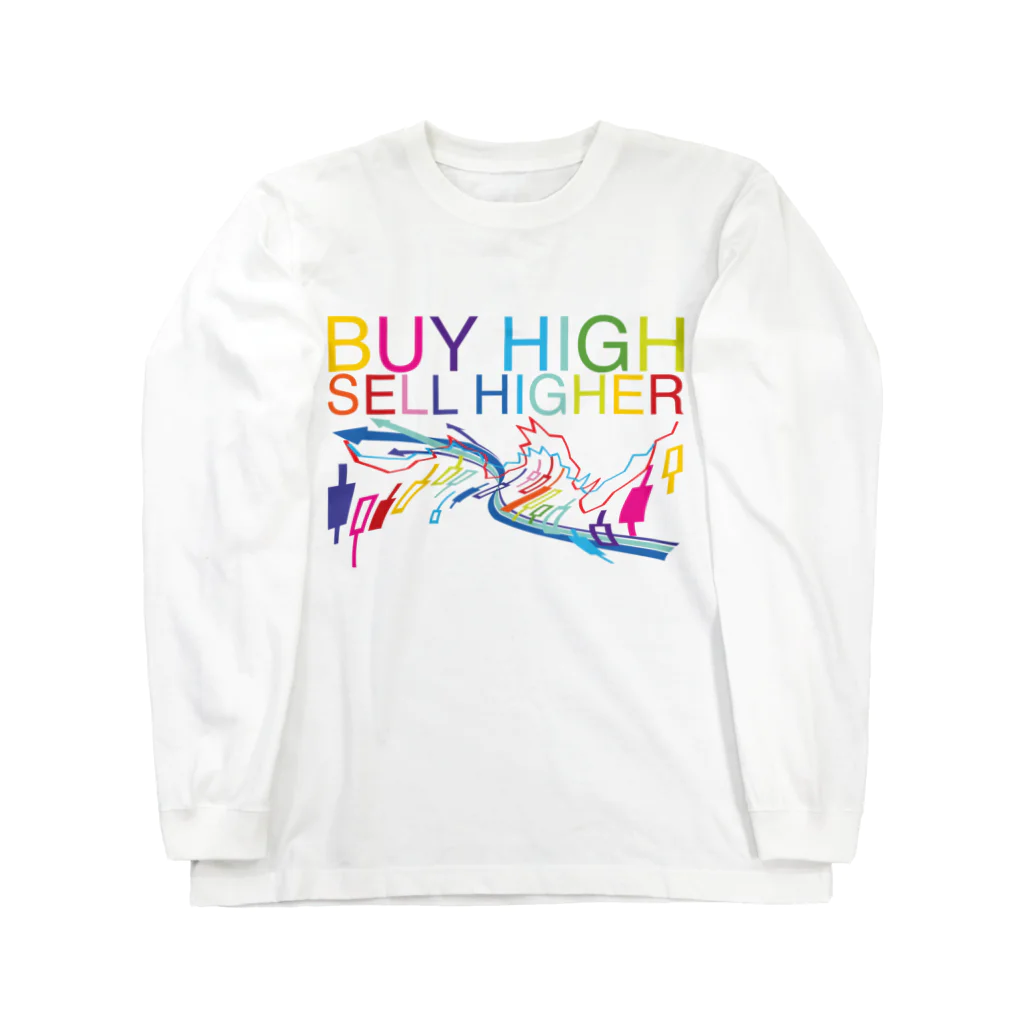 AURA_HYSTERICAのBuy high, sell higher Long Sleeve T-Shirt