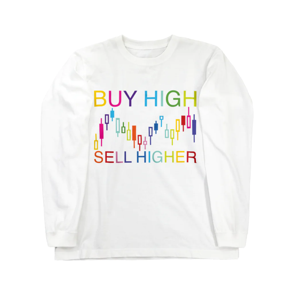 AURA_HYSTERICAのBuy high, sell higher ロングスリーブTシャツ