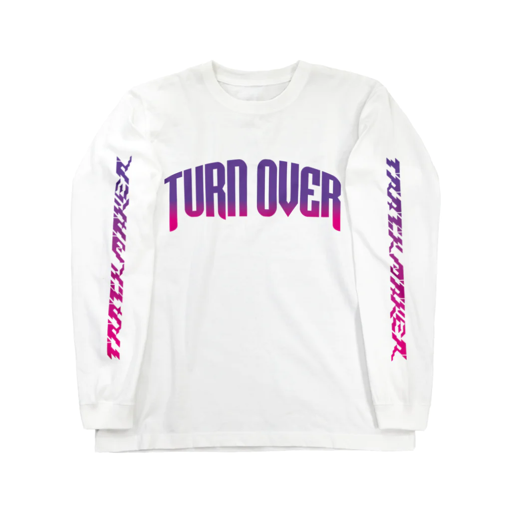 trackmakerの地球turnover ロングスリーブTシャツ