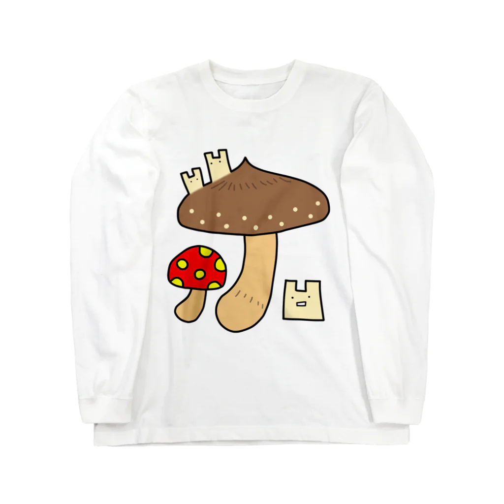 2Dうさぎの2Dうさぎ きのこ Long Sleeve T-Shirt