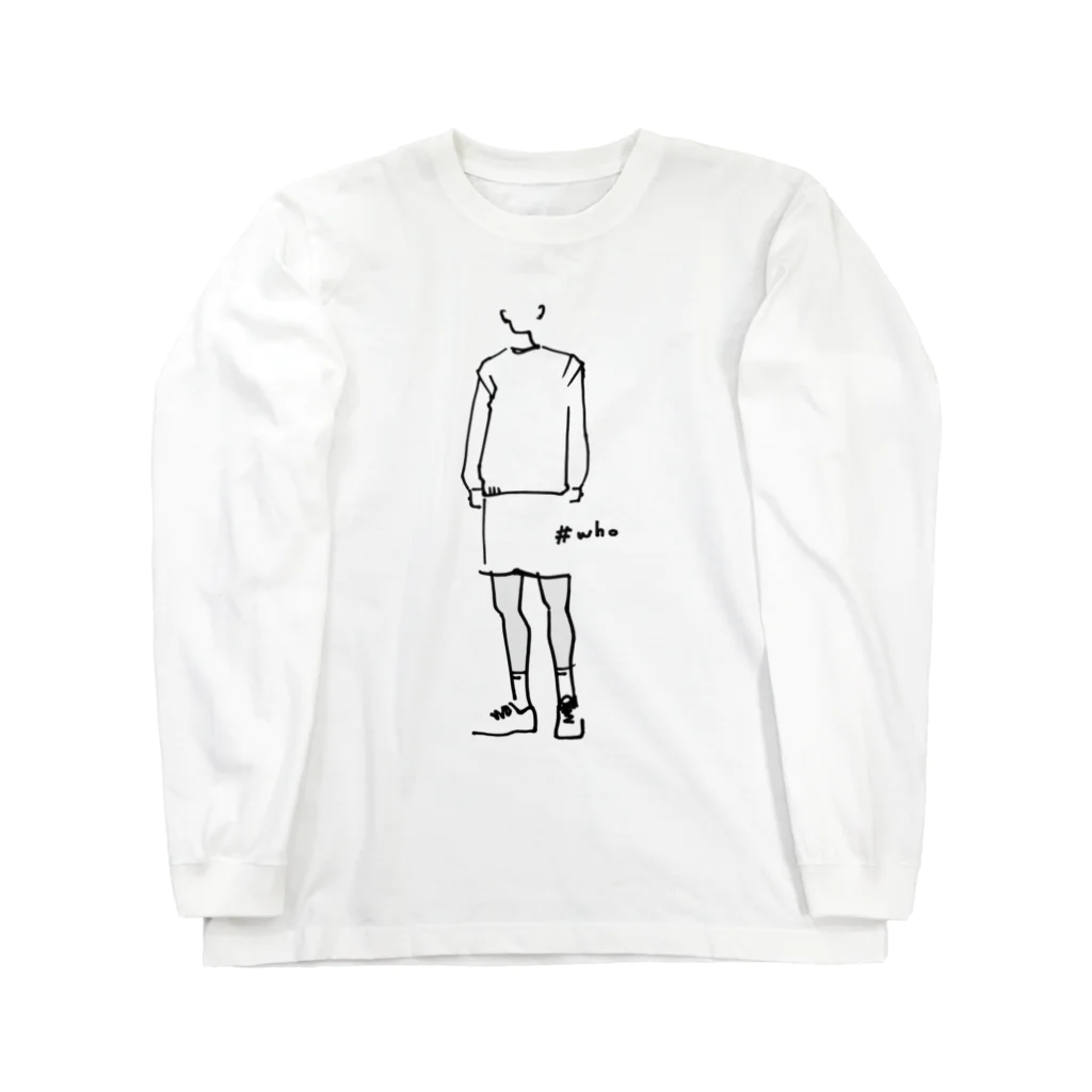 play_imageのWho? Long Sleeve T-Shirt