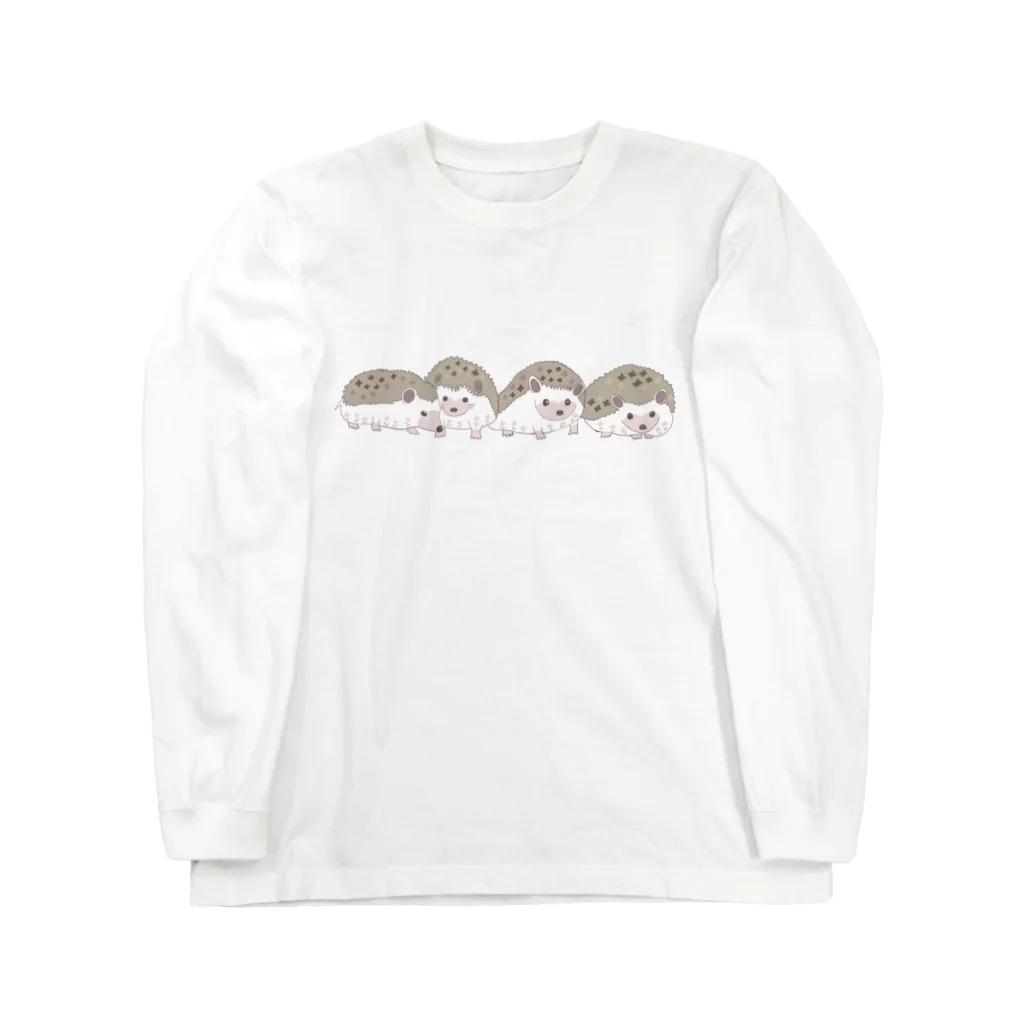 masumi maedaの寄り添う　ハリネズミ　 Long Sleeve T-Shirt