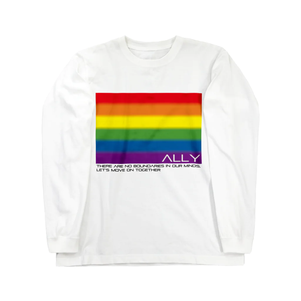 フィールハピネスのアライ Tシャツ / ally T-shirt Long Sleeve T-Shirt