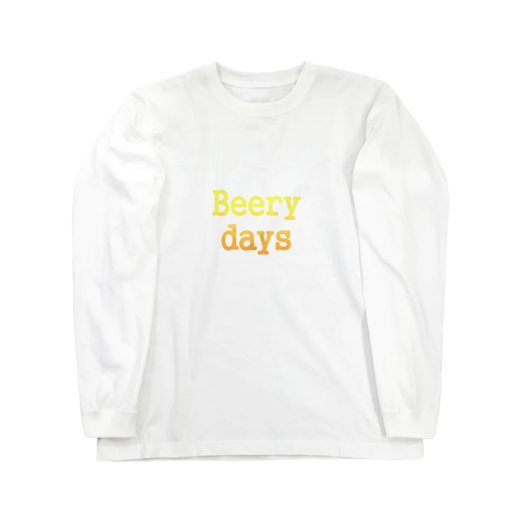 空想ロゴのBeery days ロングスリーブTシャツ