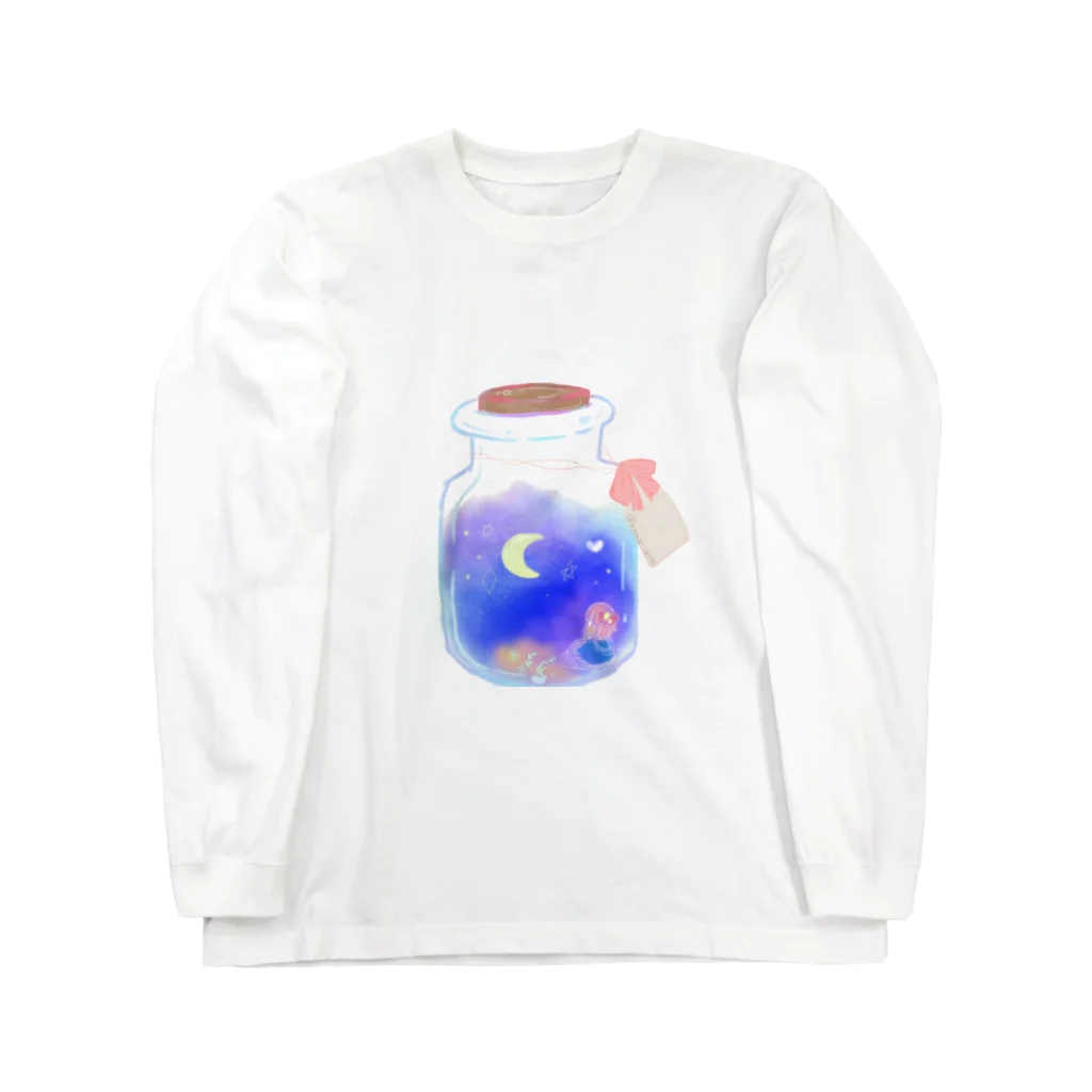 りんご飴@りんたん/ninecolorsの夜空瓶🌙 Long Sleeve T-Shirt