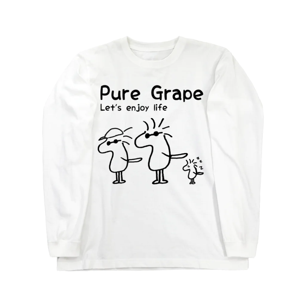 Pure Grape のPure Grape 【K.○○o○.T】 ロングスリーブTシャツ