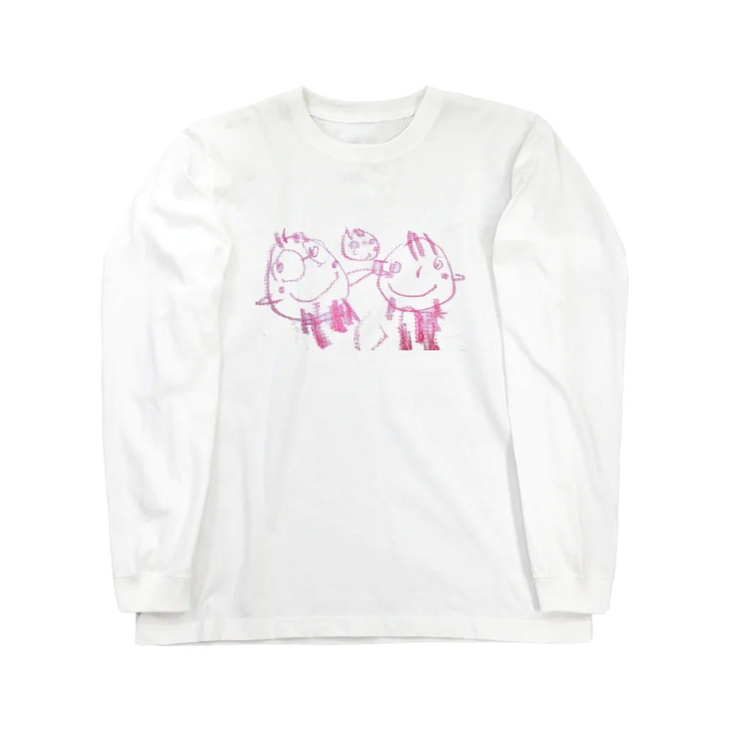 あずきバーの仲良し家族 Long Sleeve T-Shirt