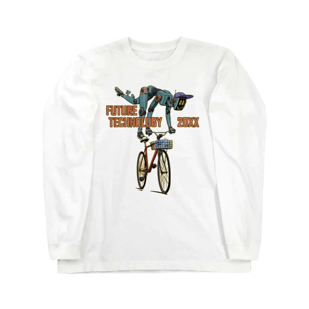 nidan-illustrationの"FUTURE TECHNOLOGY 20XX" Long Sleeve T-Shirt