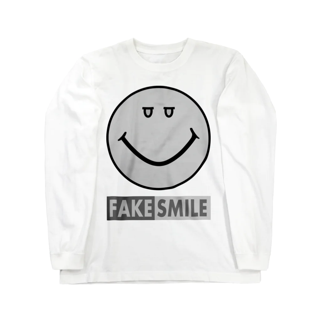 MA_のfake smile ロングスリーブTシャツ