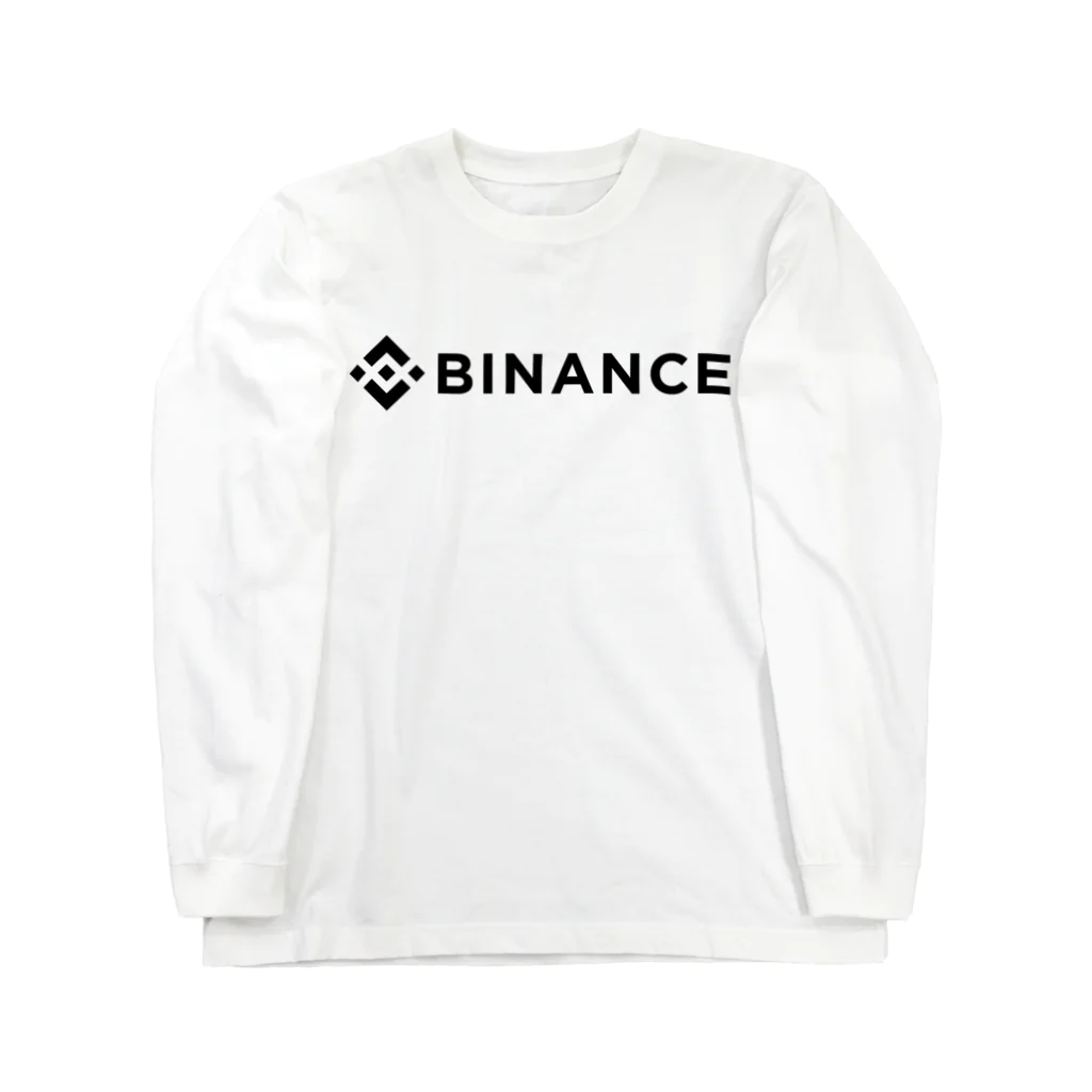 FUNNY JOKESのBINANCE-バイナンス- 黒ロゴ ロングスリーブTシャツ