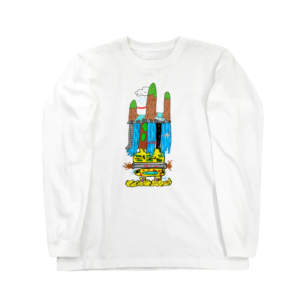 ダルマワークスの山　川　豊 Long Sleeve T-Shirt