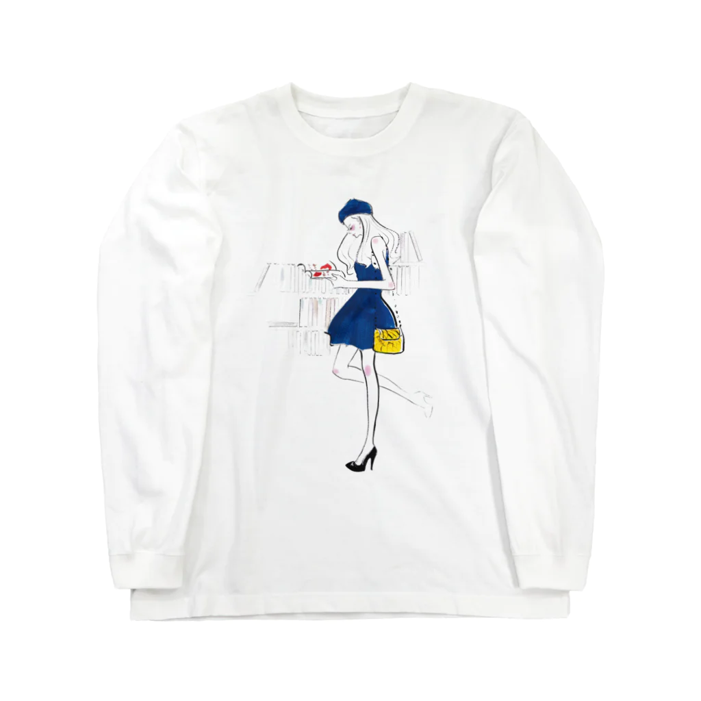 Jojo Yan | A Fashion Illustratorのこの本が好き Long Sleeve T-Shirt