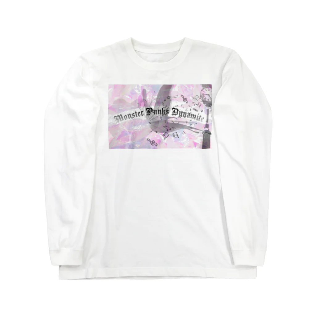 Monster Punks Dynamiteの時間旅行 長細 Long Sleeve T-Shirt