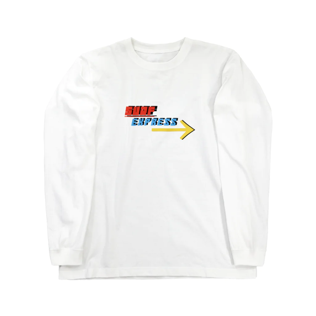 thehorizontalridingのsurf express ロングスリーブTシャツ