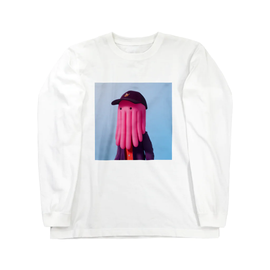 Daichi Sugimoto🦑3D Artistのルパート・カラマリ Long Sleeve T-Shirt