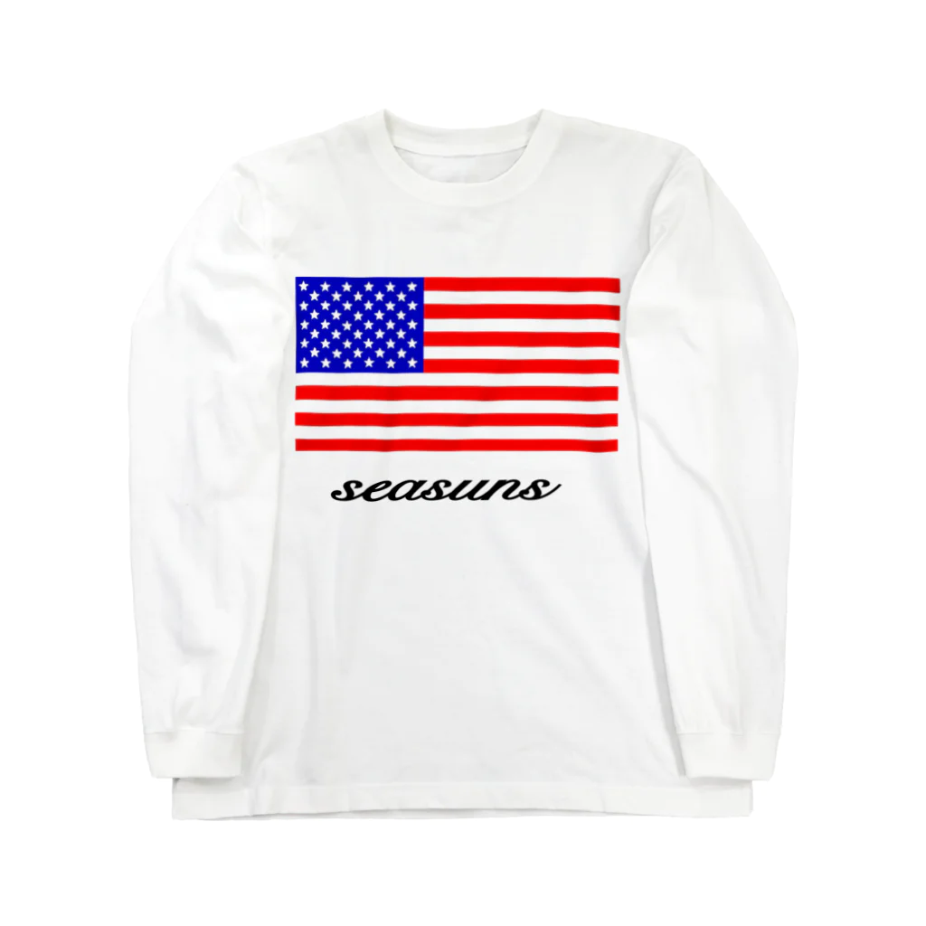 tsuru_yueのアメリカン🇺🇸 ロングスリーブTシャツ