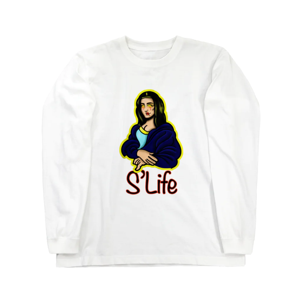 S.LIFEの泣くモナリザ Long Sleeve T-Shirt