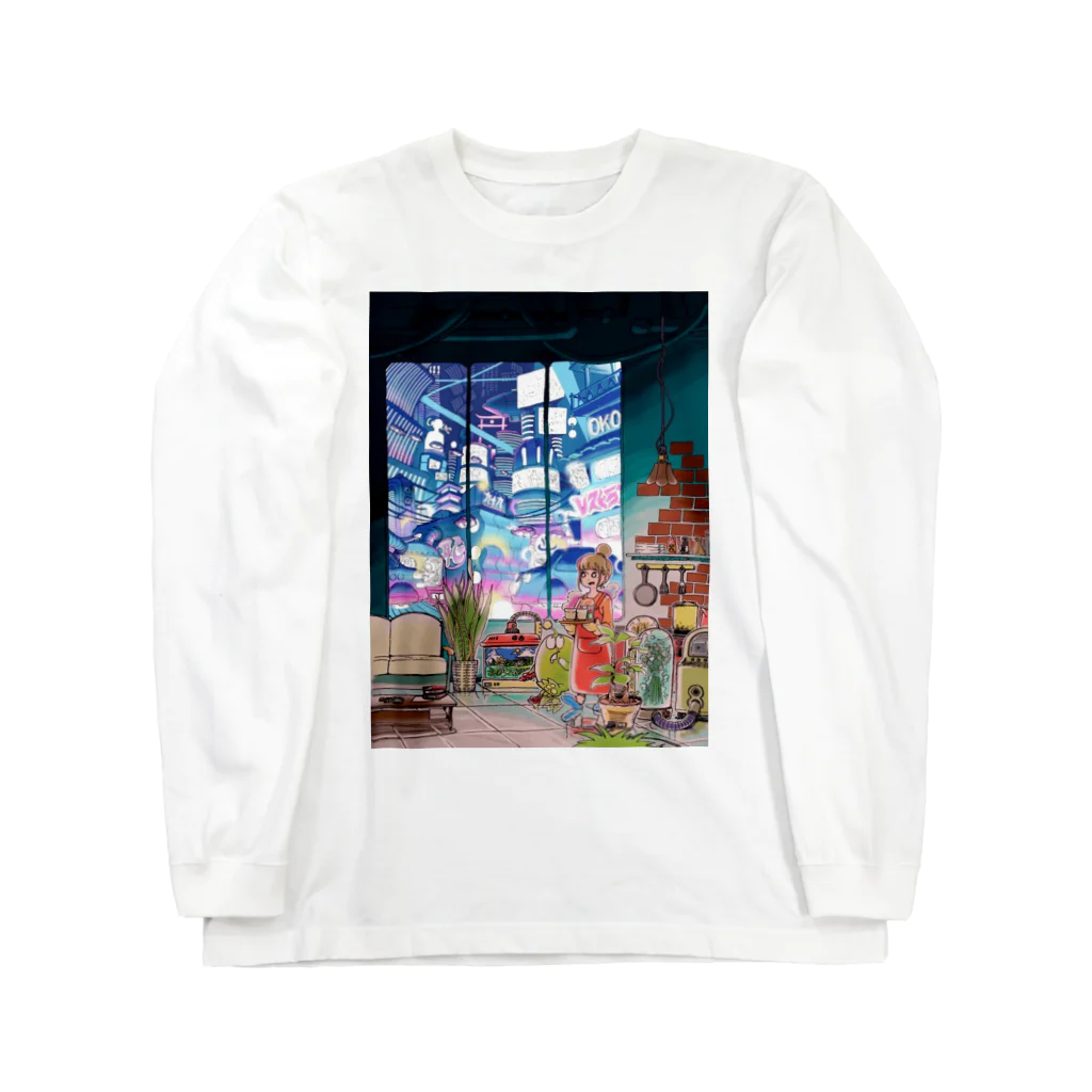 ほそぼそタイムスのゆるやかタイム Long Sleeve T-Shirt