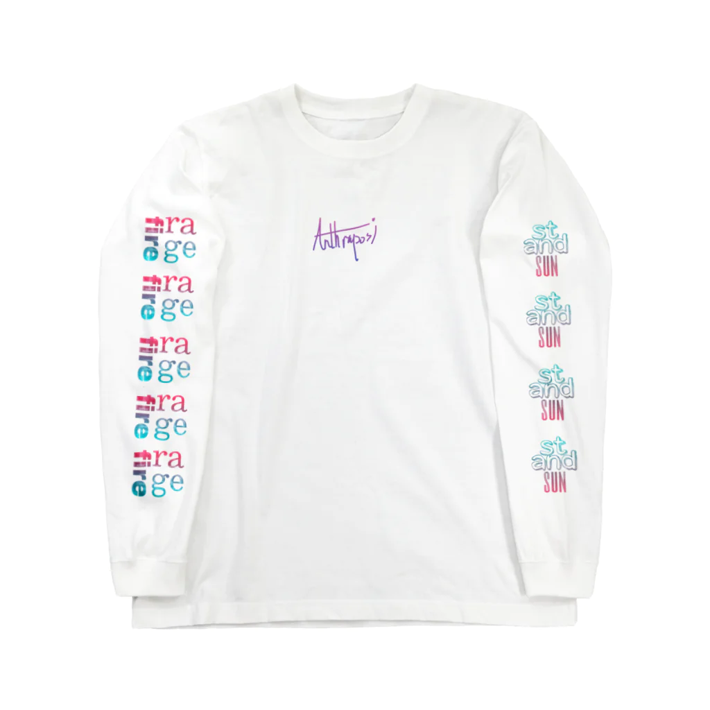 hack yew(anthrapos;)の爆音サイケ Long Sleeve T-Shirt