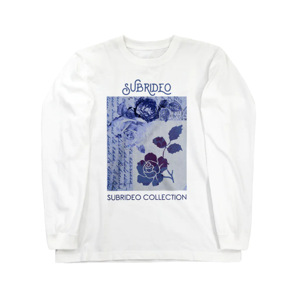 スブリデオのブルーローズ Long Sleeve T-Shirt