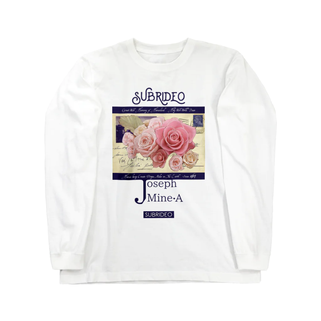 スブリデオの薔薇の花束 ロングスリーブTシャツ