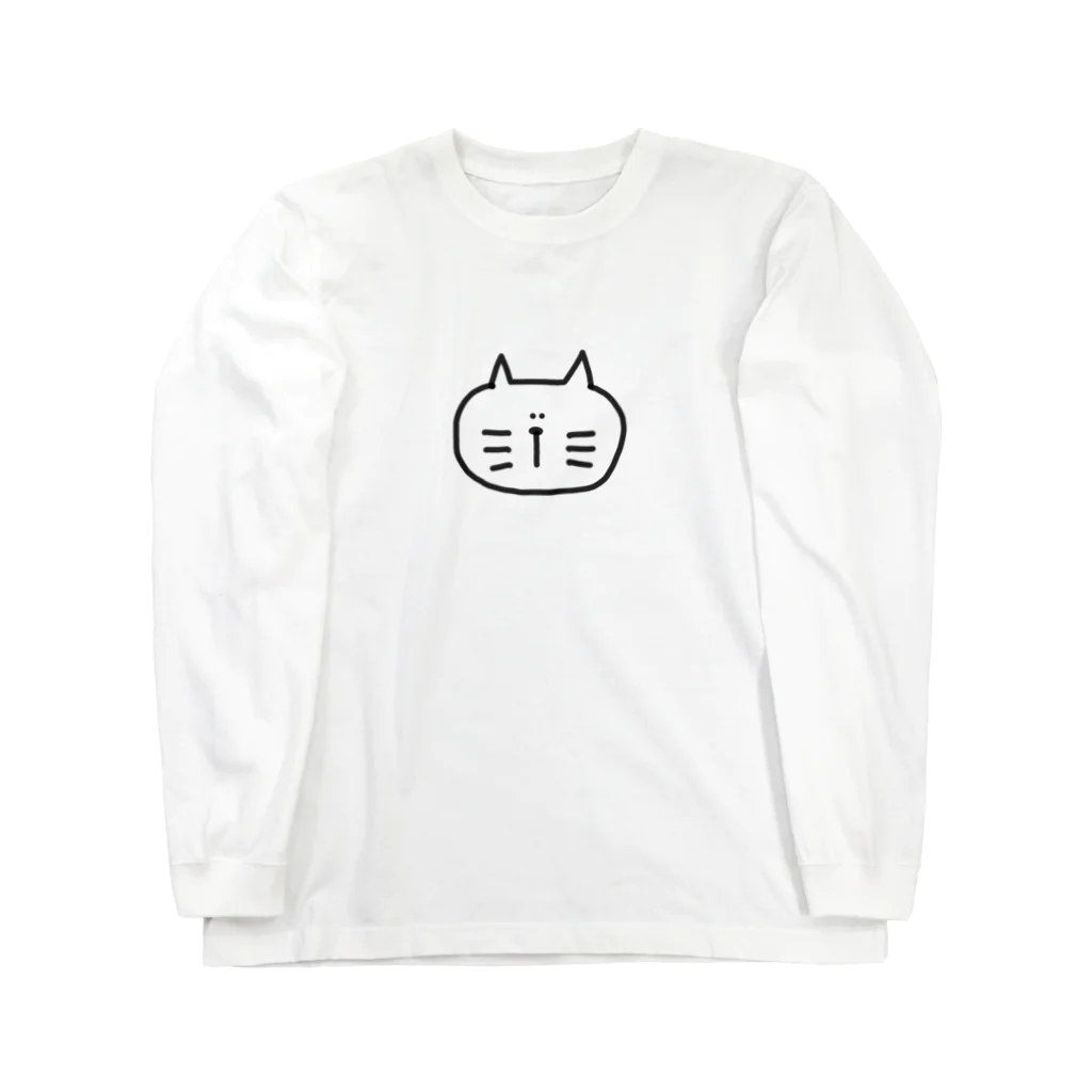 れんれんのぼけねこ ロングスリーブTシャツ