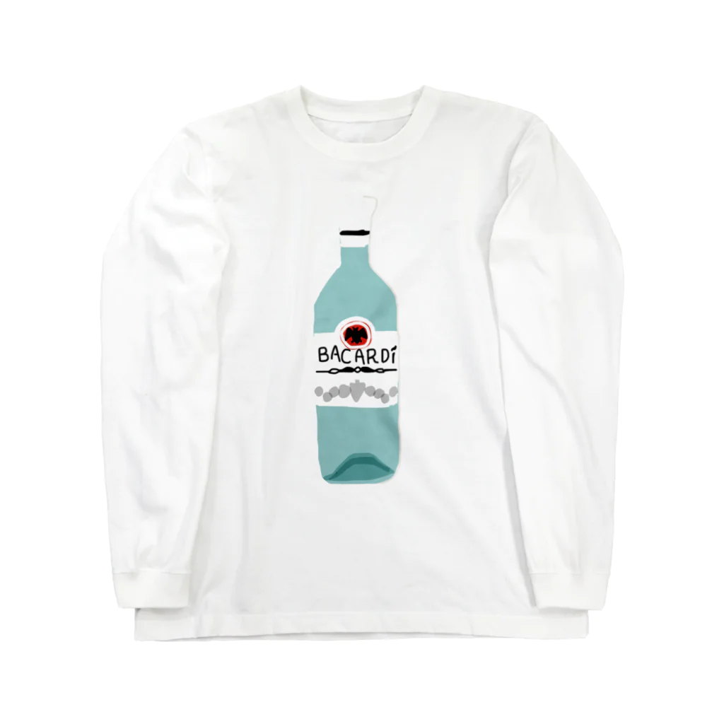 Takegorouのバカルディ Bacardi お酒 Long Sleeve T-Shirt