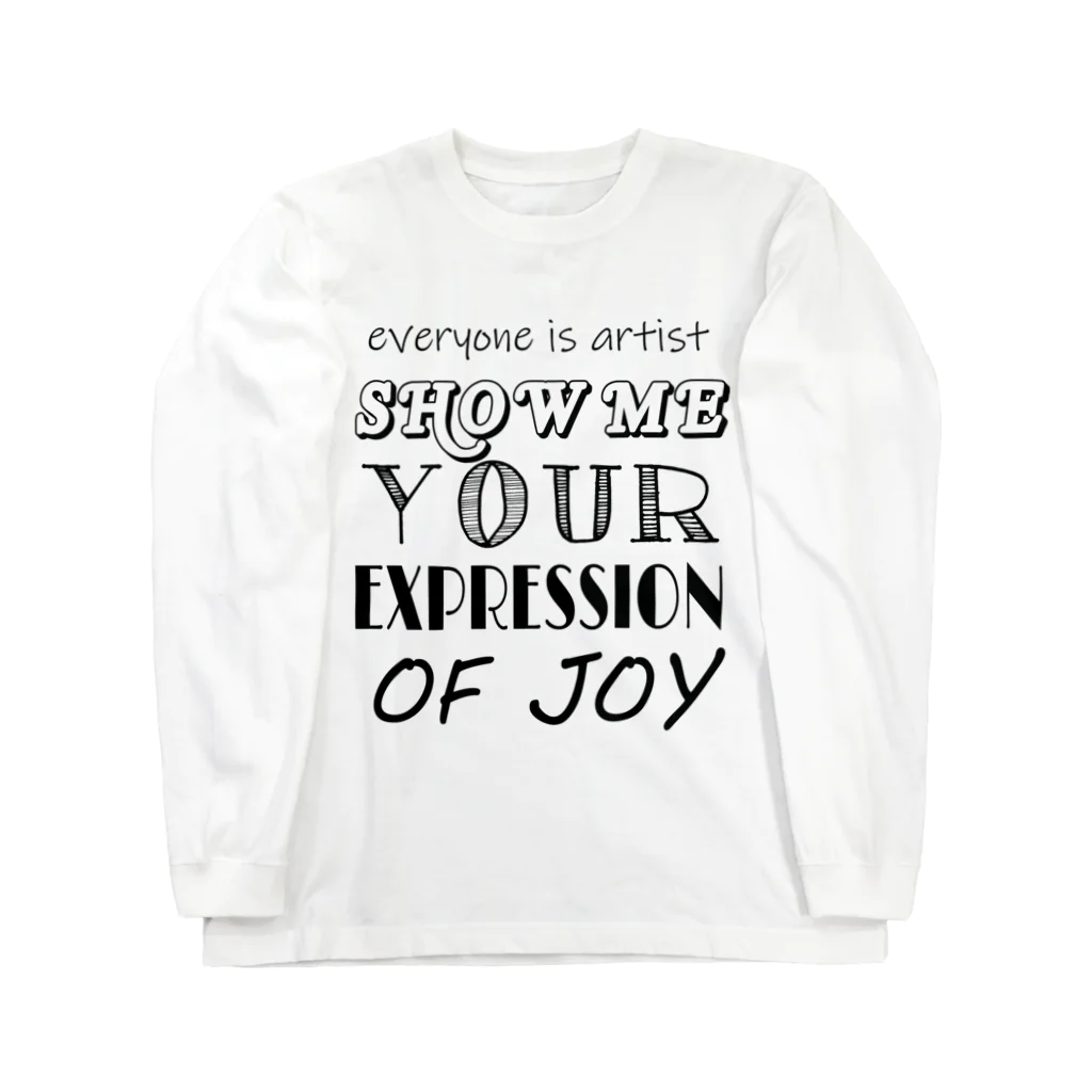 @mamma_miiiiaのSHOW ME YOUR EXPRESSION OF JOY ロングスリーブTシャツ