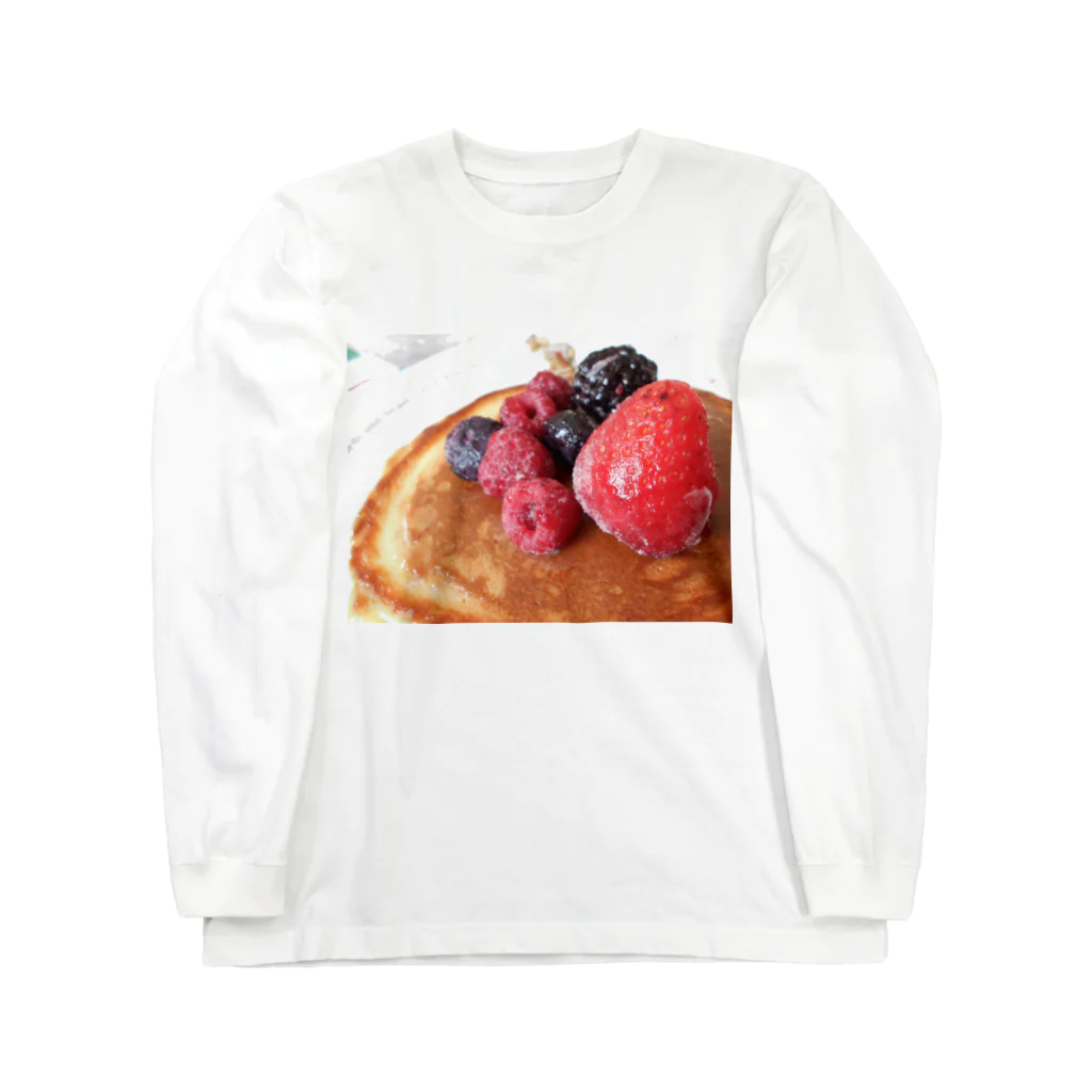 イエローローズのフルーツの森のパンケーキ ロングスリーブTシャツ