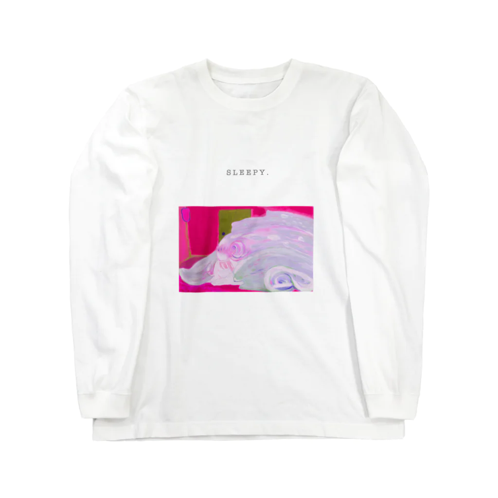 悠果市の不明瞭な睡魔 Long Sleeve T-Shirt