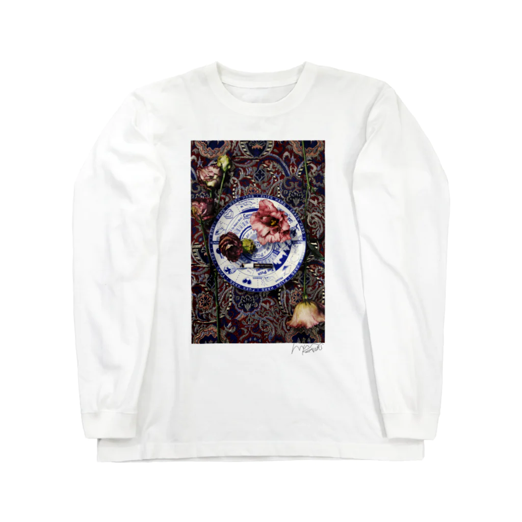 honami kawaiの円のコンポジション Long Sleeve T-Shirt