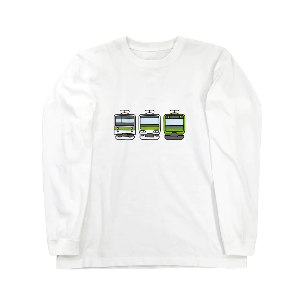 mononainaiの山手線3兄弟 Long Sleeve T-Shirt