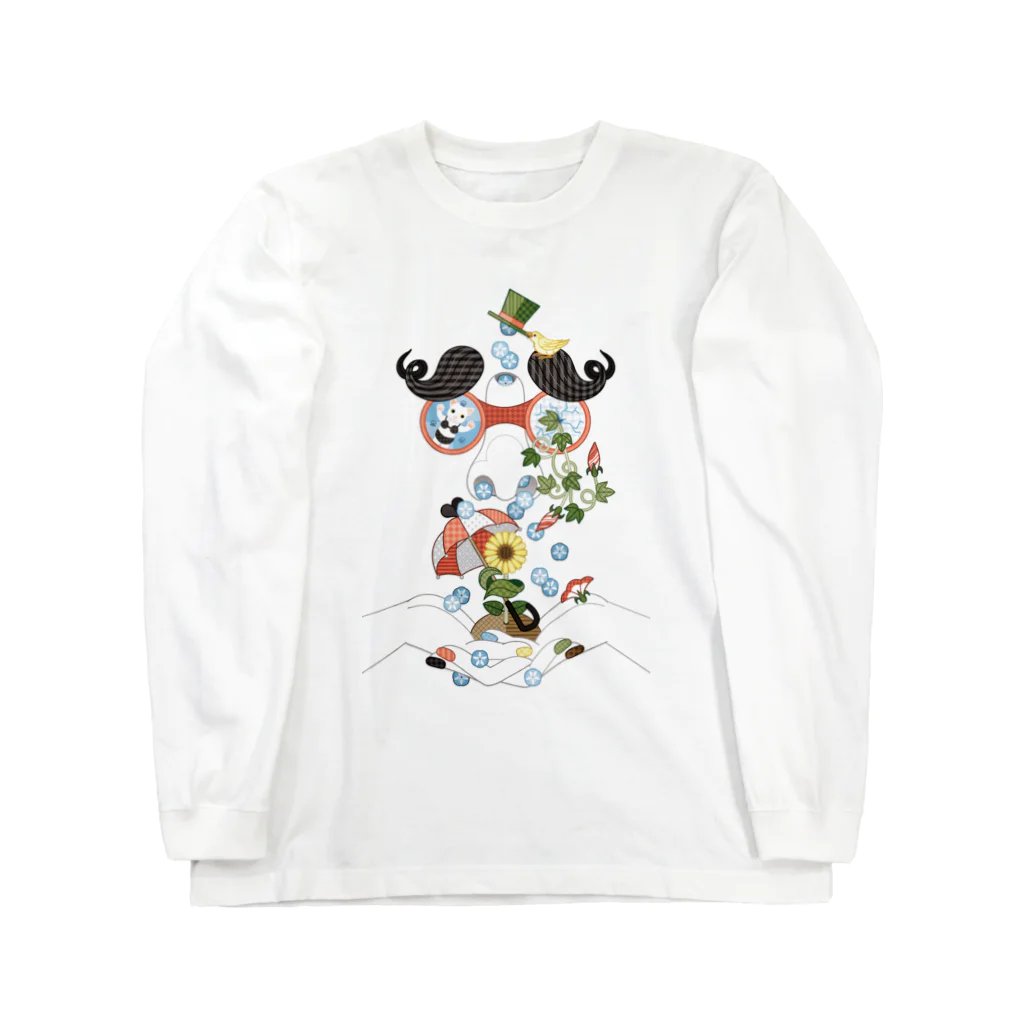 ねことりむし★CAT BIRD INSECTの恵みの鼻水 Long Sleeve T-Shirt