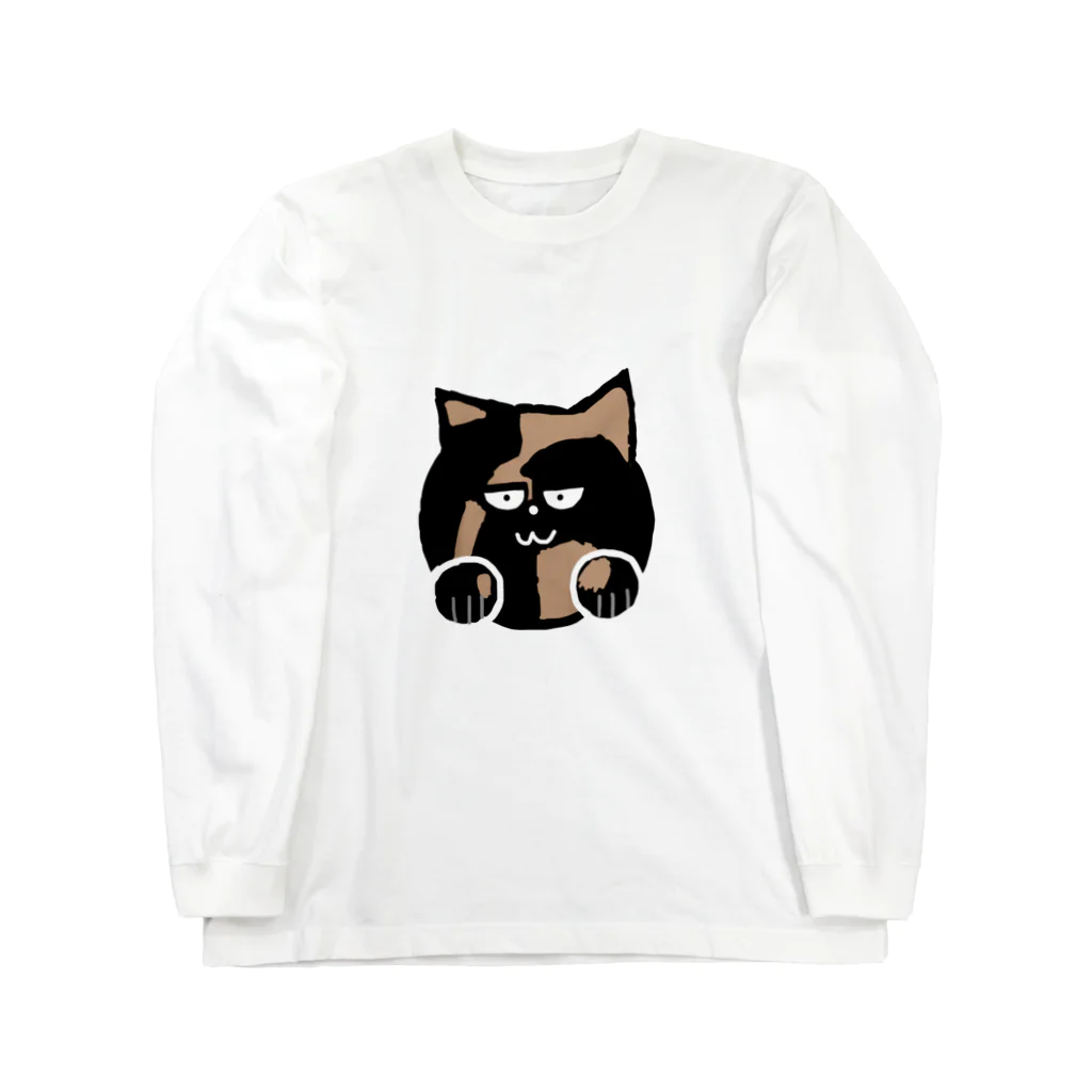 サビ猫azunekoのおうちのサビ猫のazuneko(あずねこ) ロングスリーブTシャツ