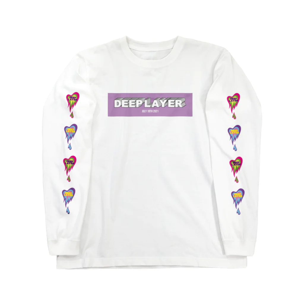 mitsu×SUZURI Online ShopのDEEP LAYER box logo ロングスリーブTシャツ