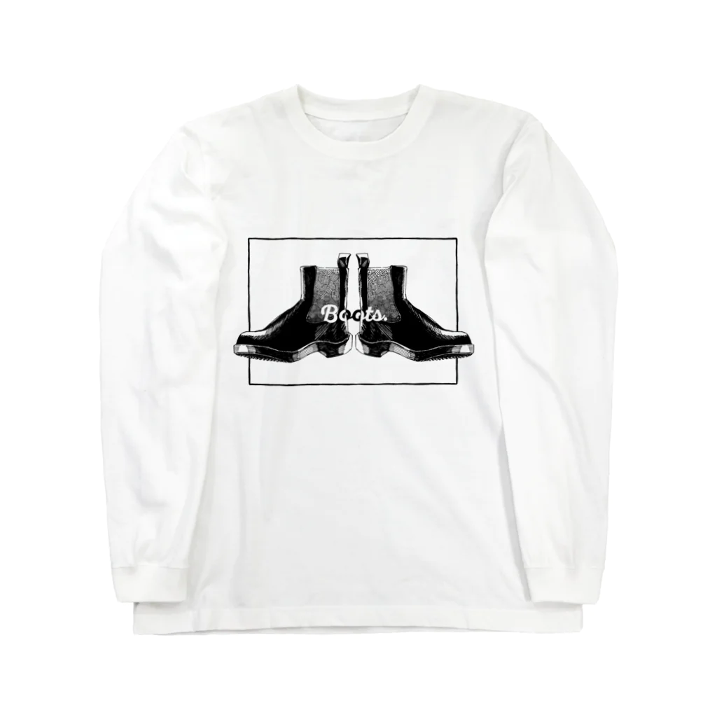 inishi's shopのBoots02 Long Sleeve T-Shirt