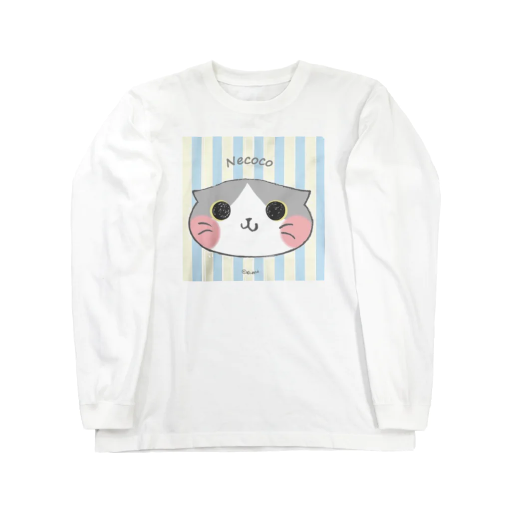 ぐみのねここ(すこてぃっしゅ) 猫 ロングスリーブTシャツ