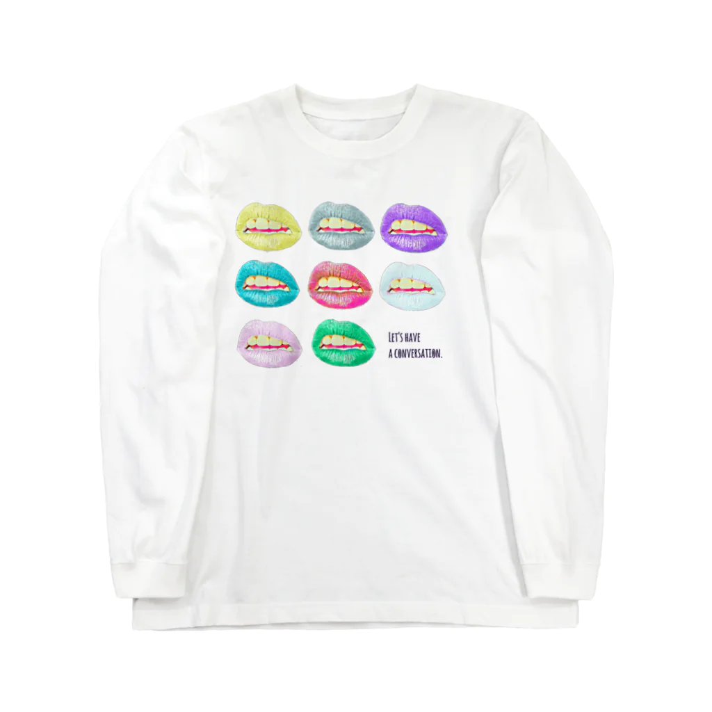 Blessing From The SunのLet's have a conversation Long Sleeve T-Shirt