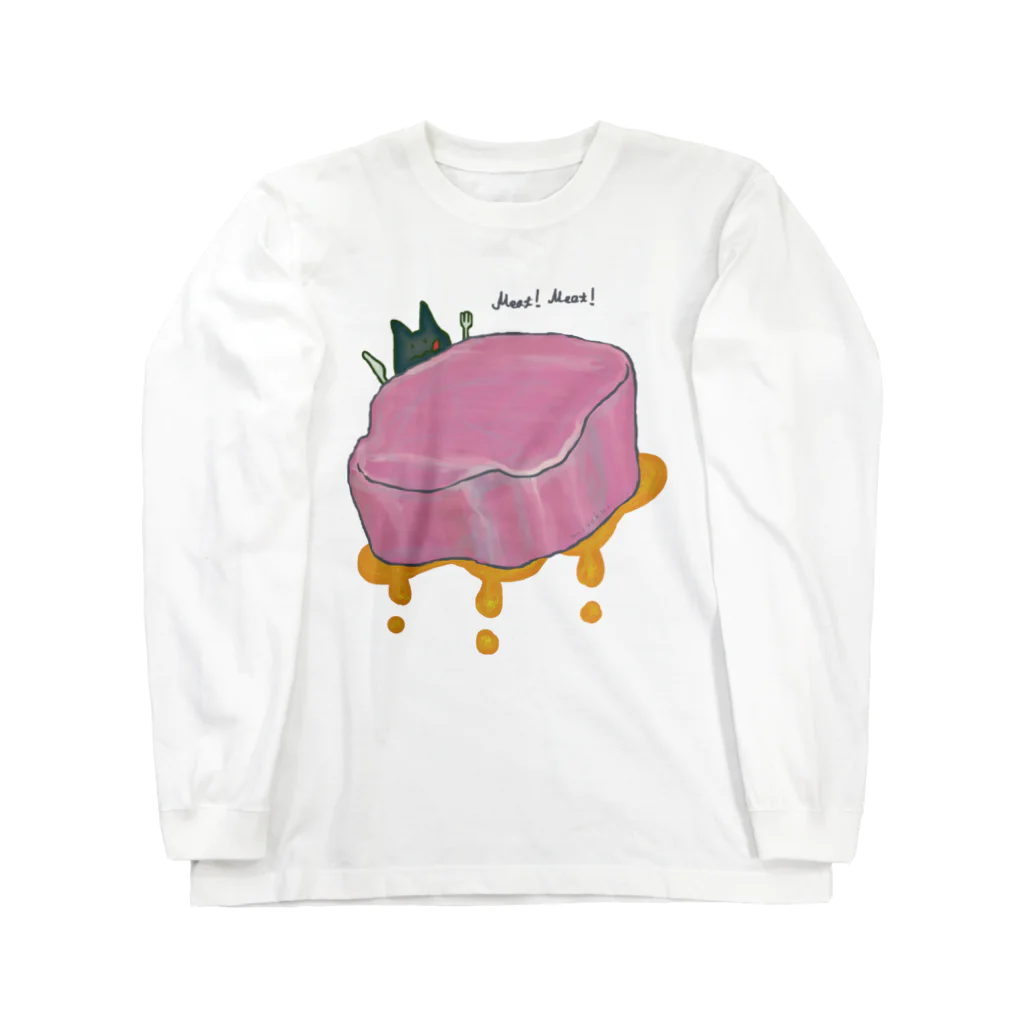 [ DDitBBD. ]のMeat! Meat! ロングスリーブTシャツ