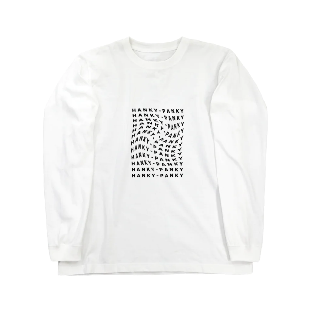 hanky-pankyのHANKY-PANKY ロゴ Long Sleeve T-Shirt