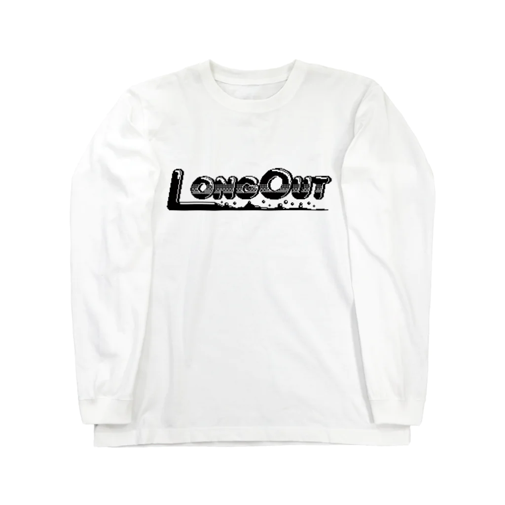 LONGOUTのLONGOUTブラックロゴ Long Sleeve T-Shirt