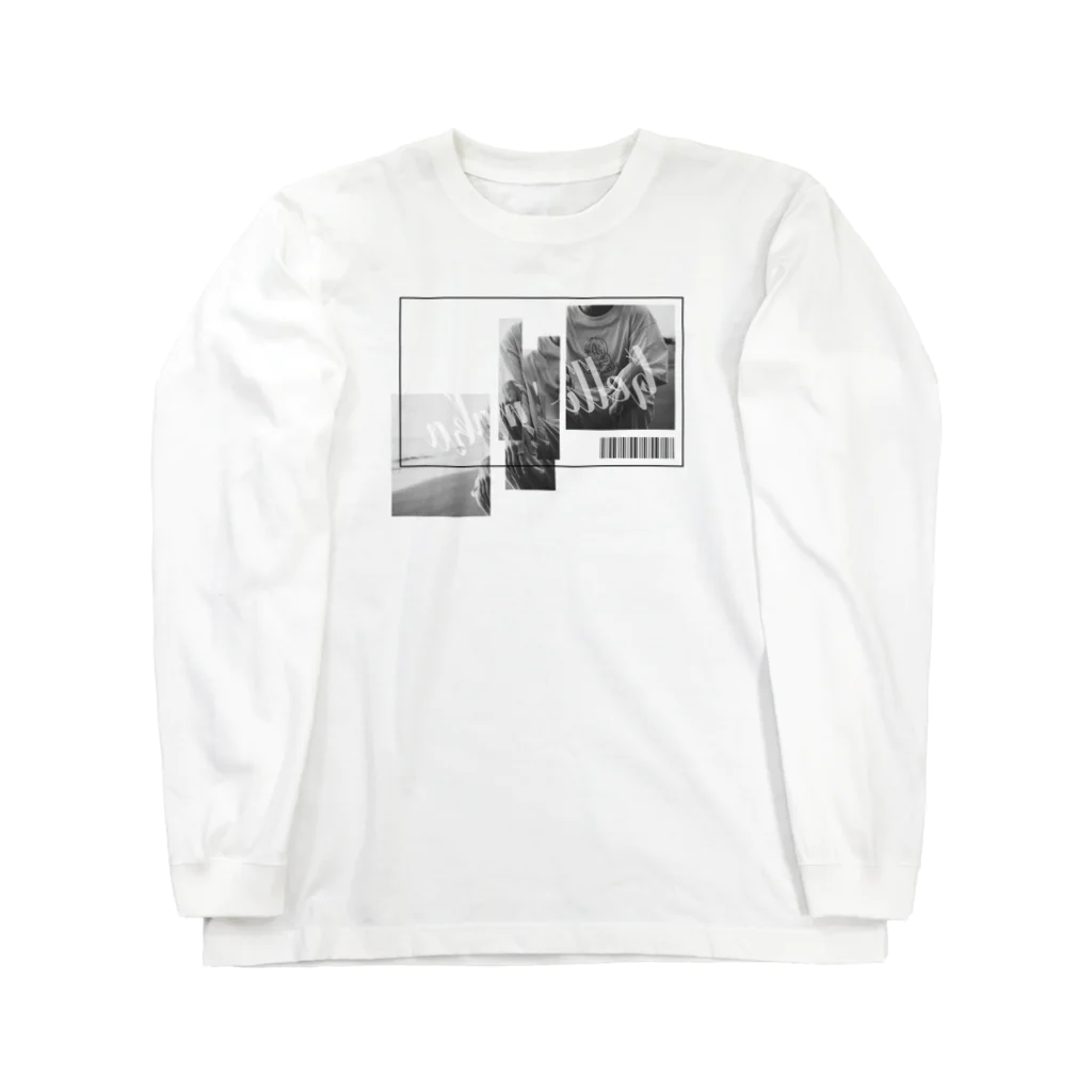 maka【FENNEL】のロングスリーブTシャツ(白) Long Sleeve T-Shirt