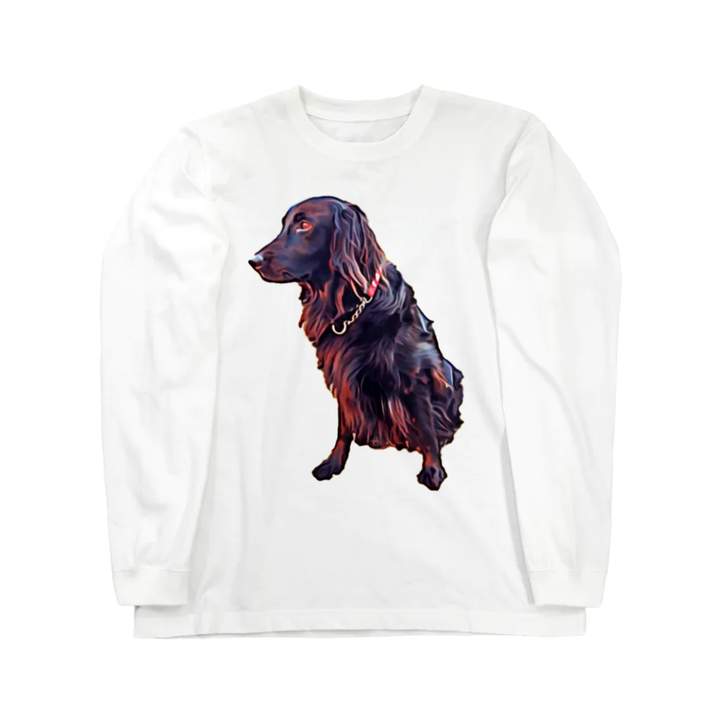 flatcoatedretrieverのflatcoated retriever ロングスリーブTシャツ