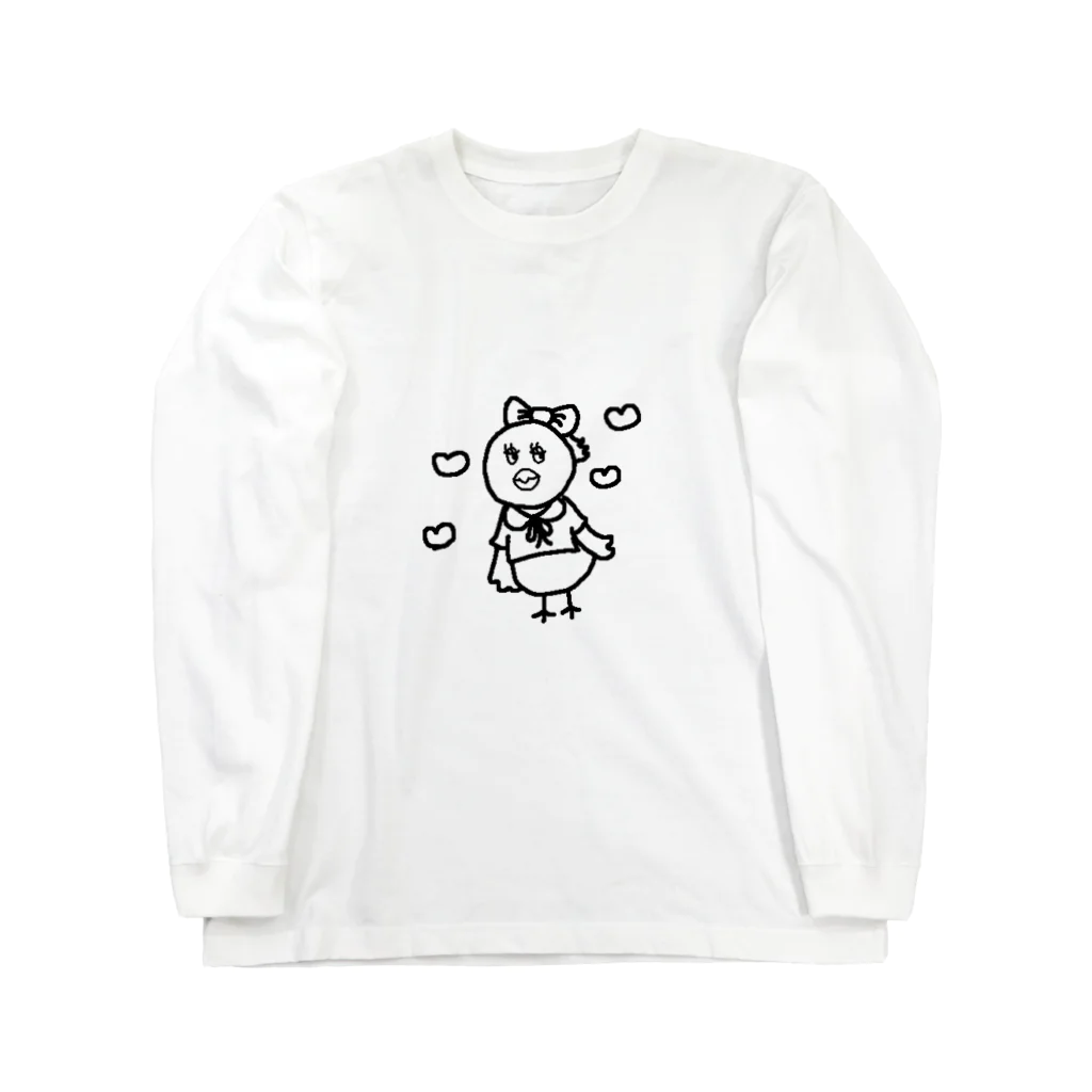 まゆたのモテモテ とりこちゃん Long Sleeve T-Shirt