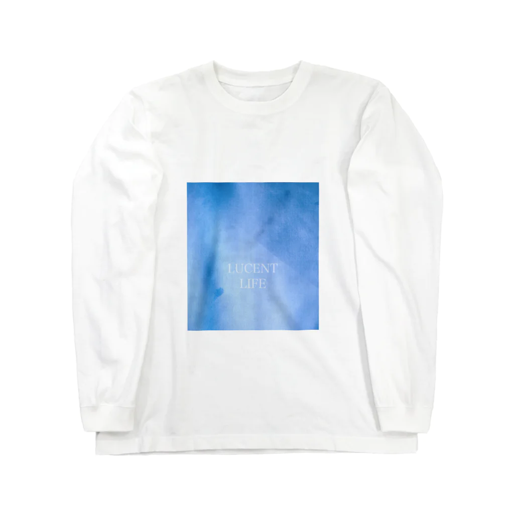 LUCENT LIFEのLUCENT LIFE 青世界 / Blue feeling Long Sleeve T-Shirt