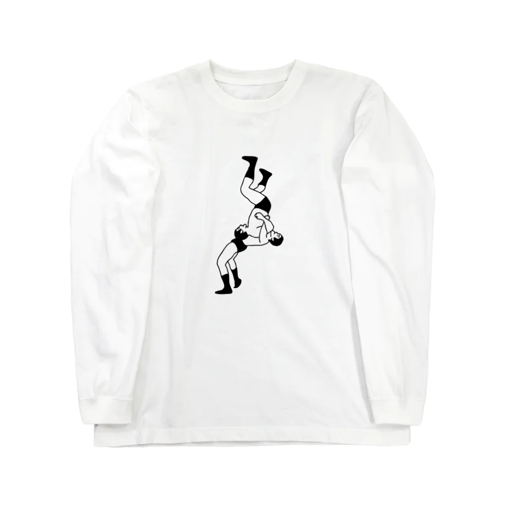 Panic Junkieのダブルアームスープレックス Long Sleeve T-Shirt