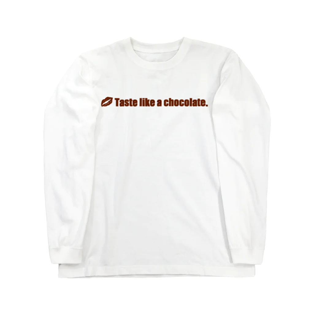 KickassのTaste like a chocolate. ロングスリーブTシャツ