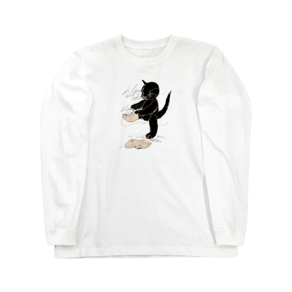 くらはしれいのくつしたねこ ロングスリーブTシャツ