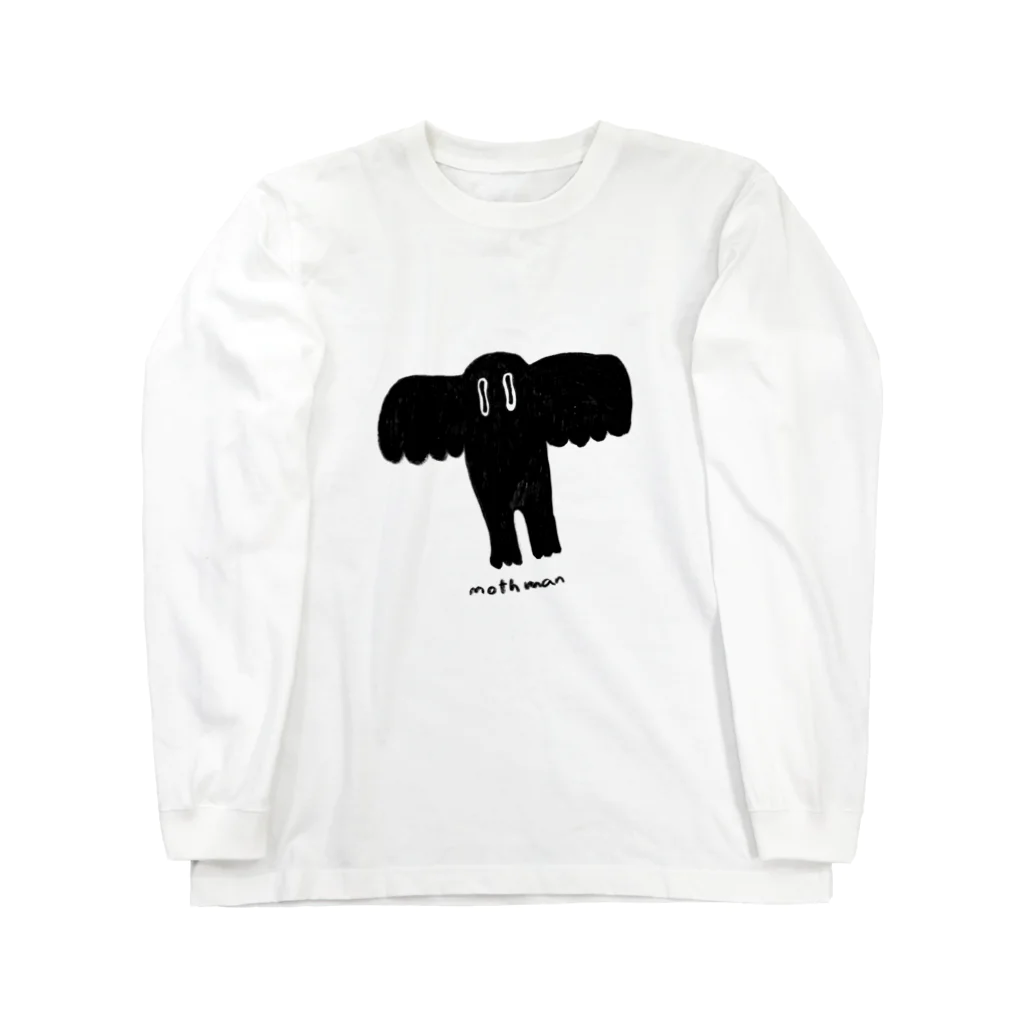 Ying Yang DOGのモスマン Long Sleeve T-Shirt